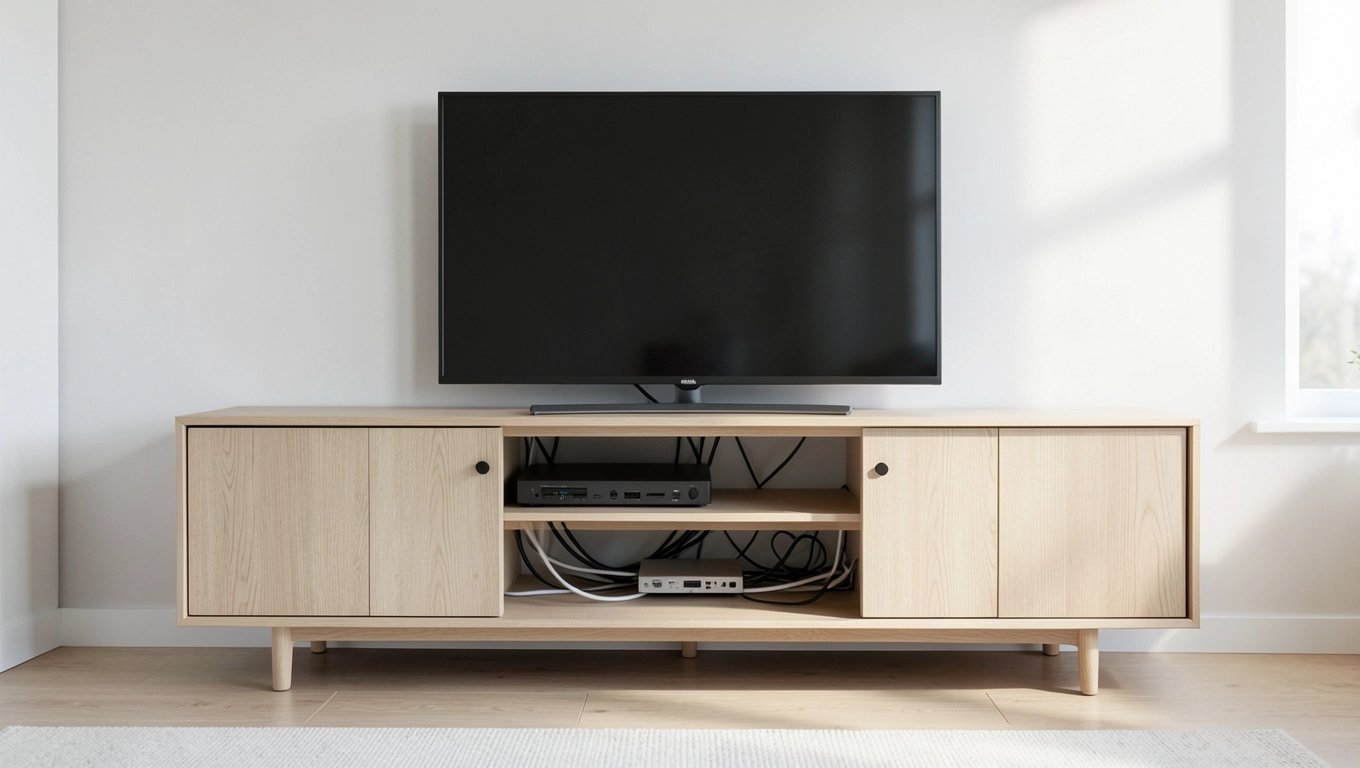 Szafki RTV skandynawskie do salonu