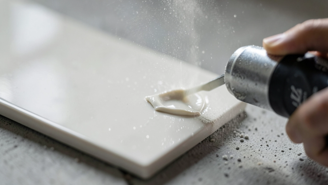 Szlifowanie i naprawa ubytków w płytkach przed malowaniem