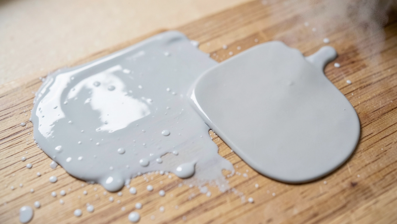 Szybkie schnięcie farby akrylowej natryskowo