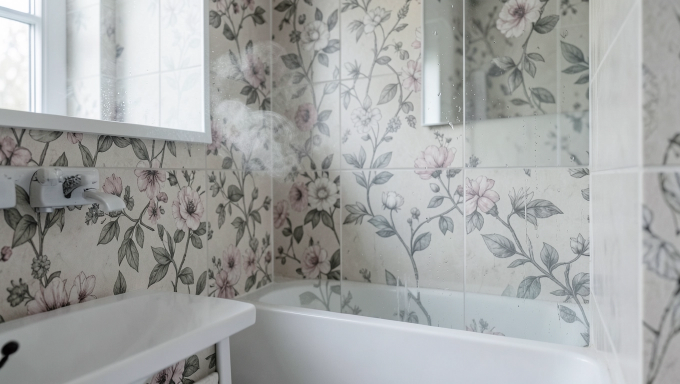 Tapetowanie łazienek Kraków