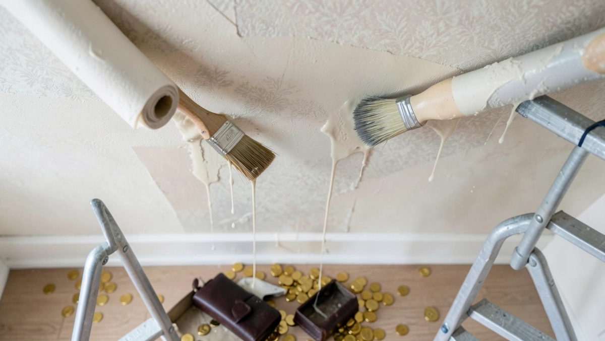 Tapetowanie sufitu cena