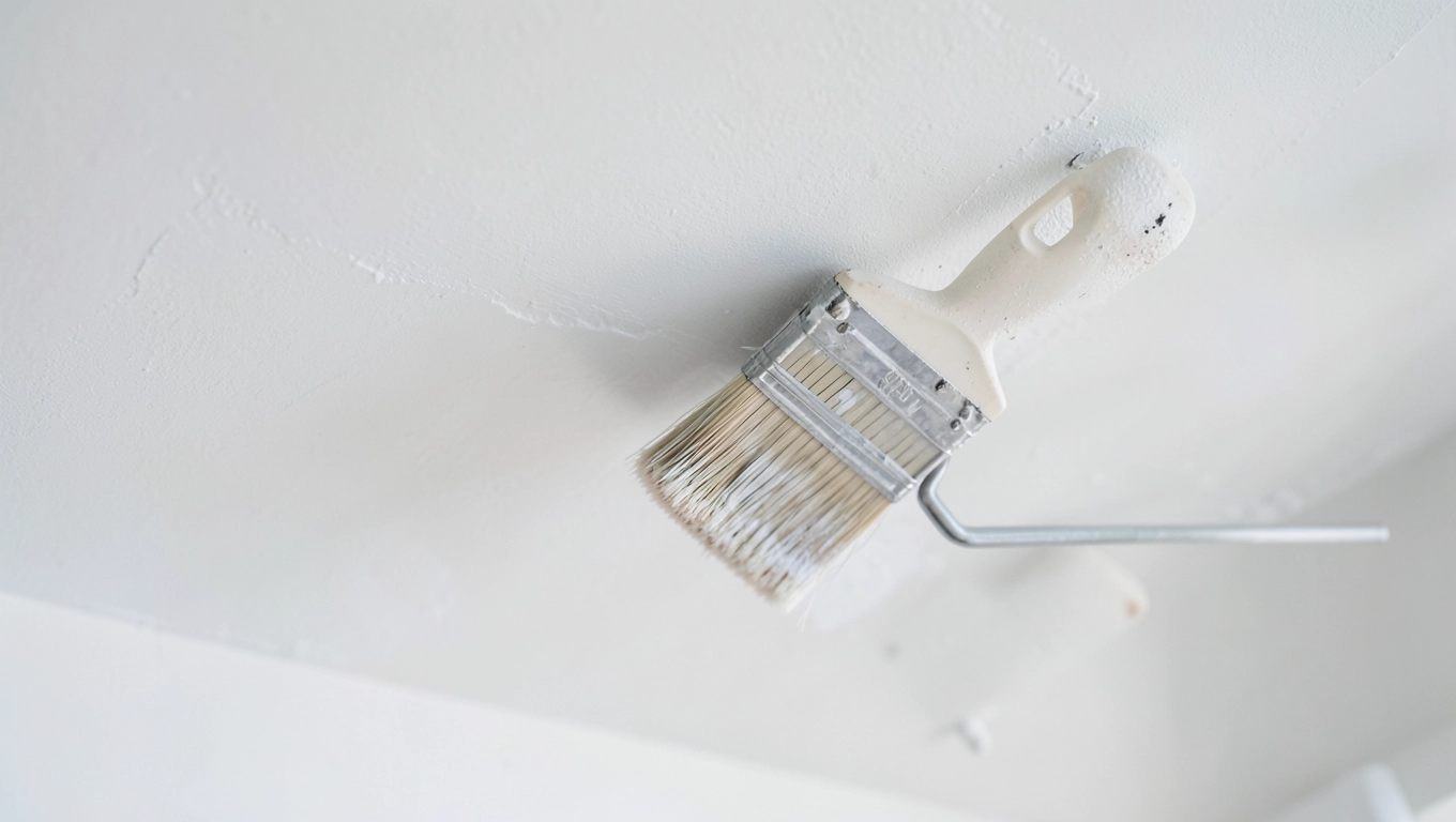 Technika malowania sufitu pędzel i wałek