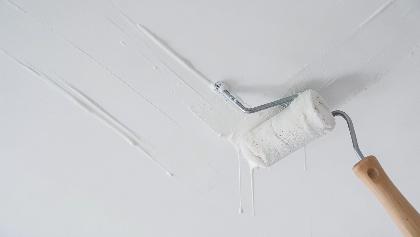 Technika malowania sufitu wałkiem w literę W