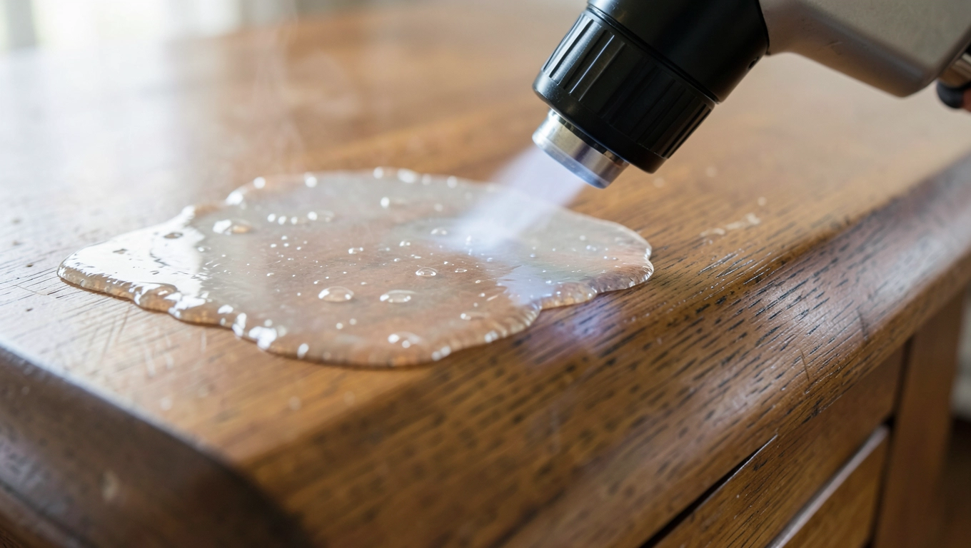 Usuwanie starego lakieru z połyskiem