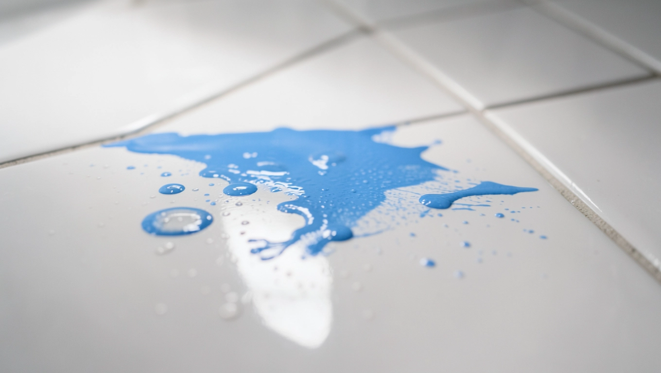 Utwardzanie farby na płytkach łazienkowych