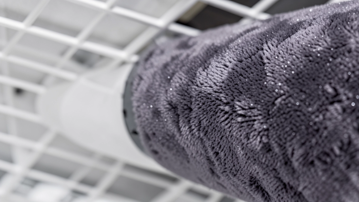 Welurowy wałek do kasetonów sufitowych