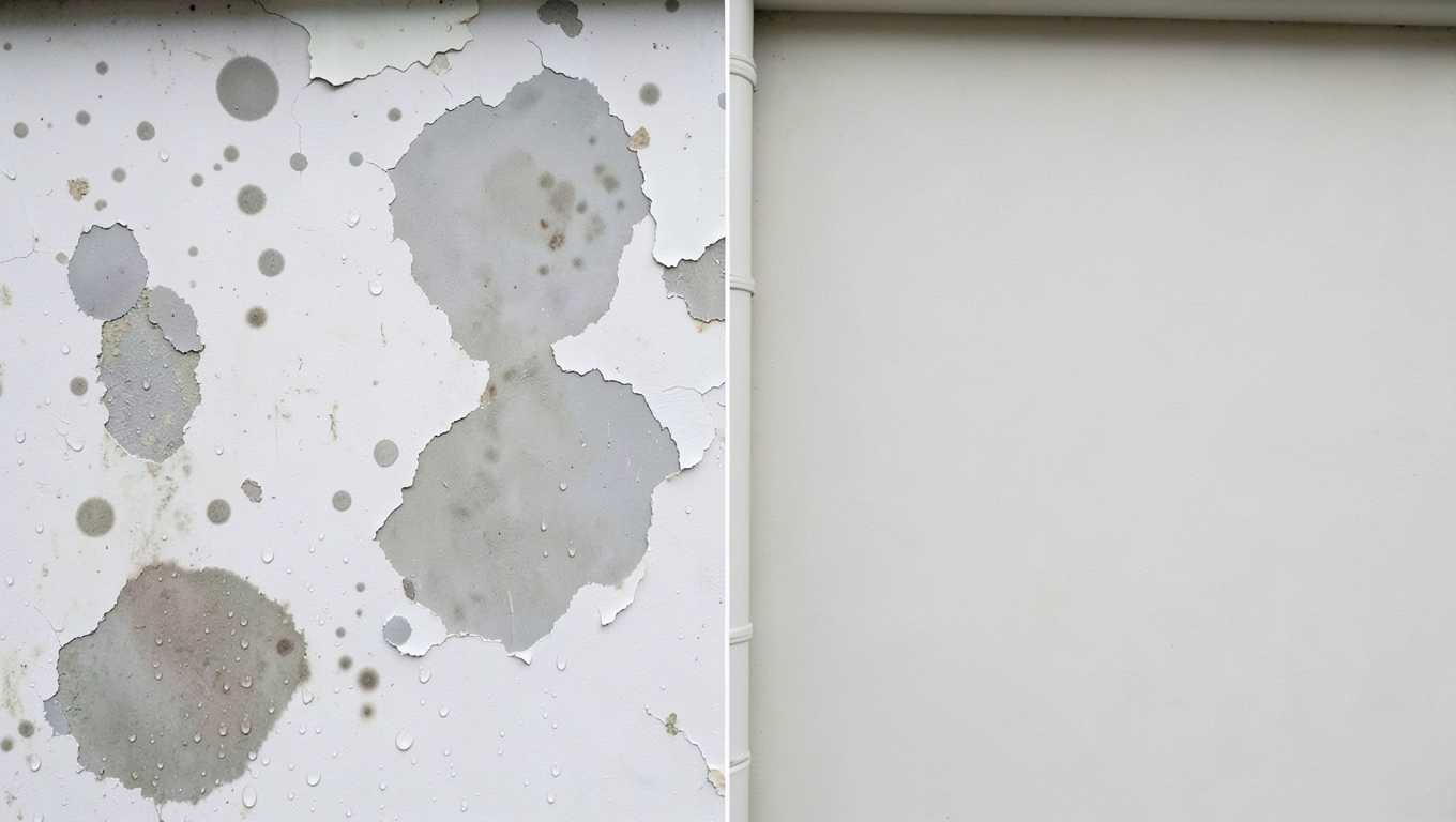 Wilgotność powietrza przy malowaniu elewacji