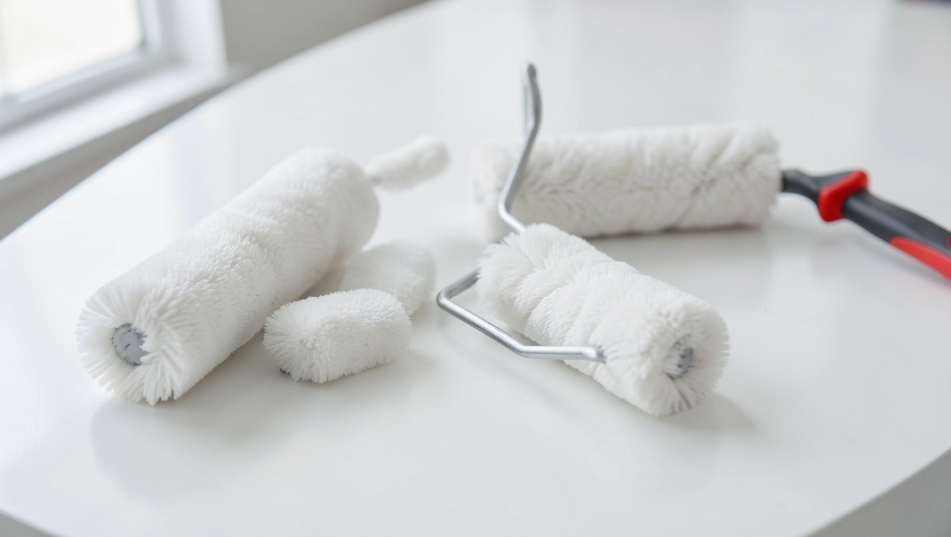 Wybór wałka do gładkiego sufitu