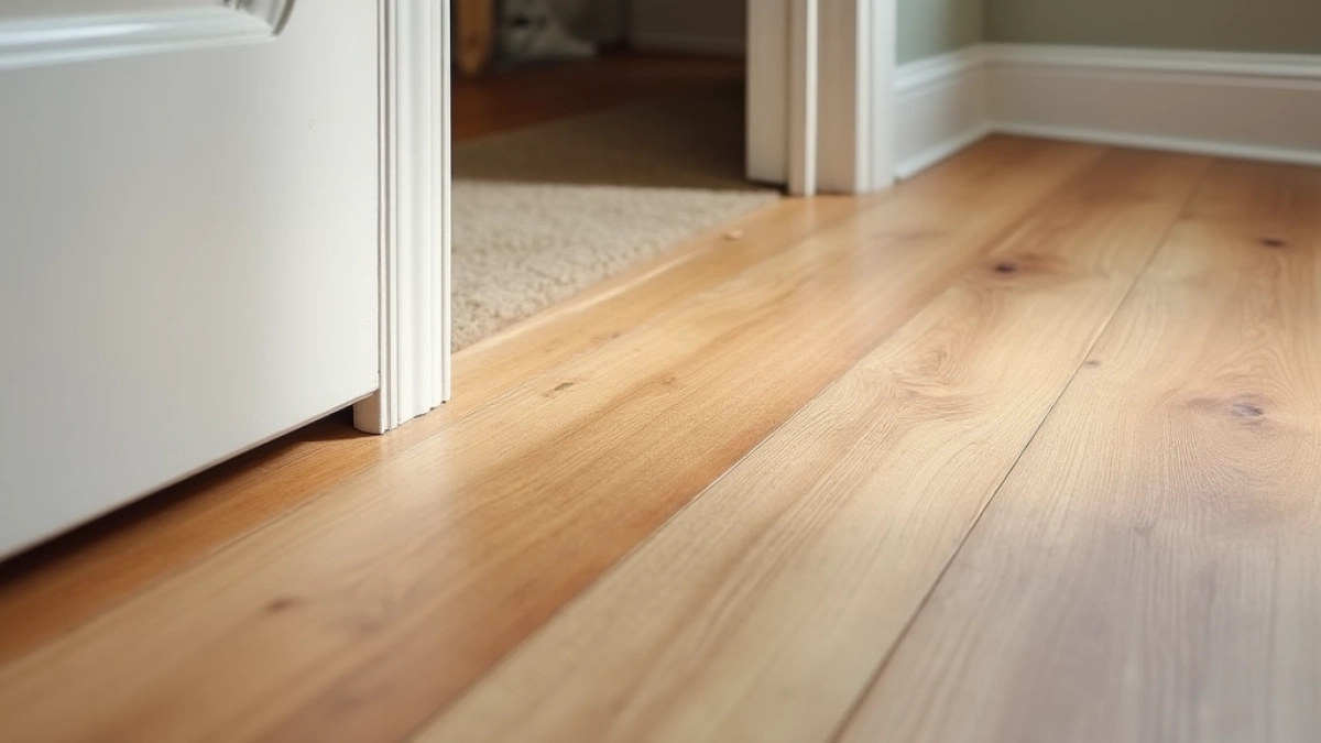 Wykończenie paneli przy drzwiach