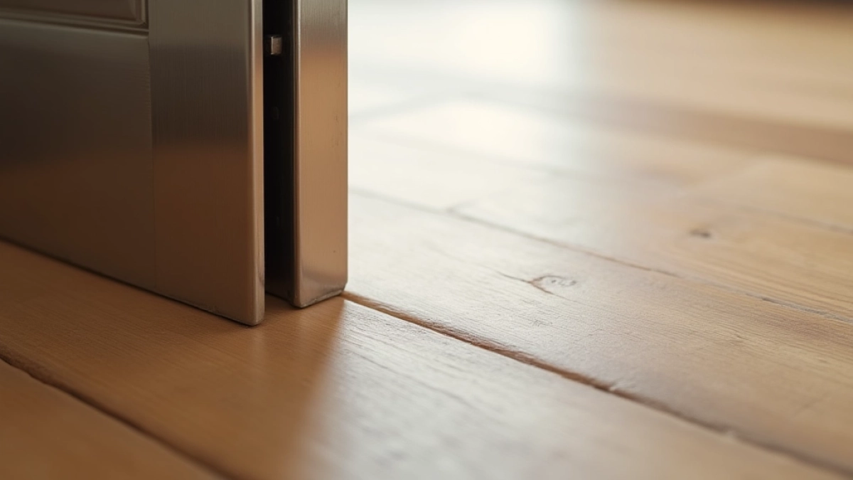 Wykończenie paneli przy futrynie metalowej