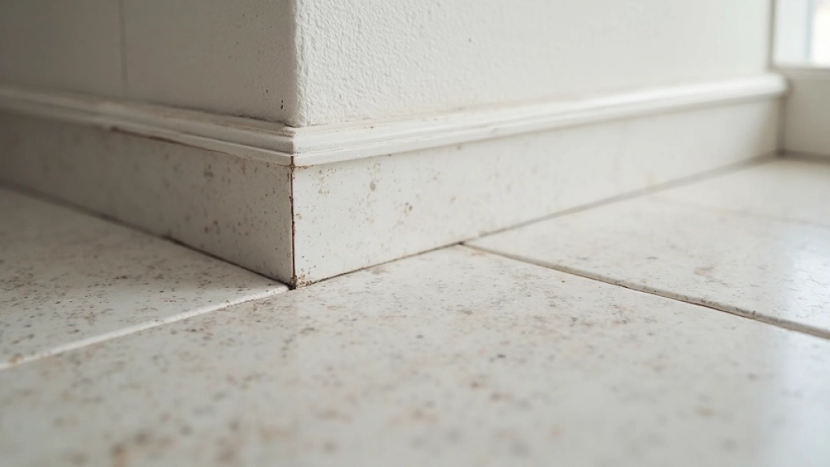 Wykończenie płytek podłogowych przy ścianie