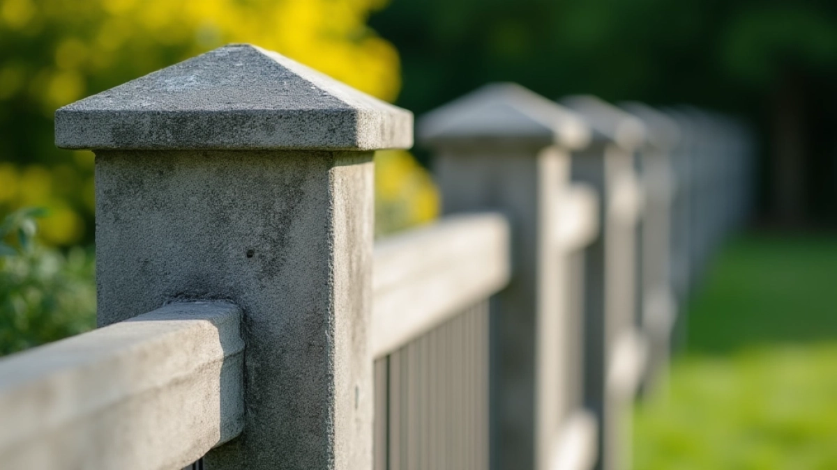 wykończenie słupów betonowych