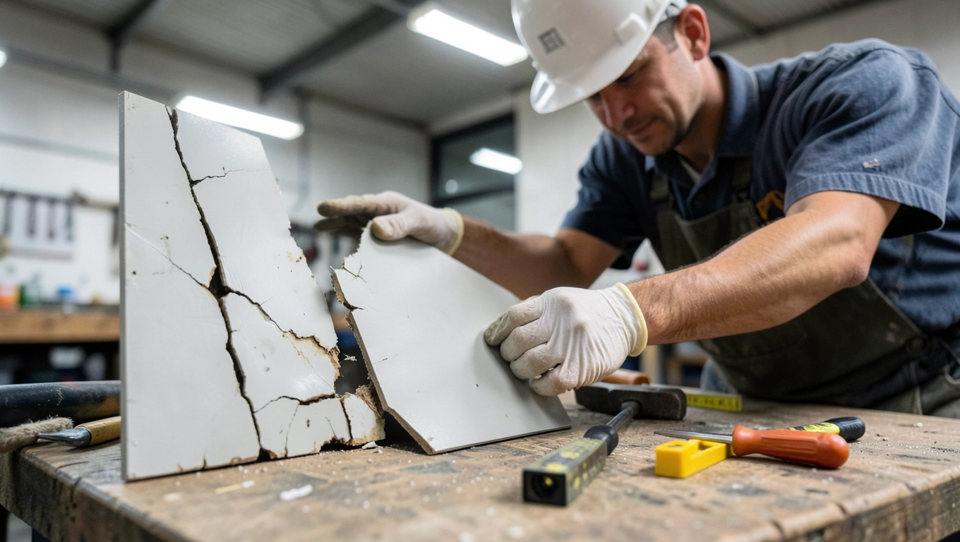 Wymiana mocno zużytych segmentów paneli