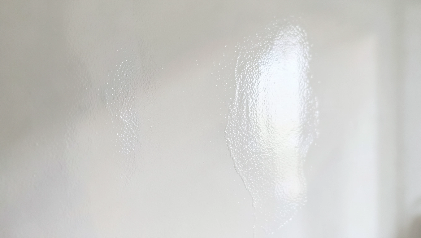 zeszklona ściana po gruntowaniu