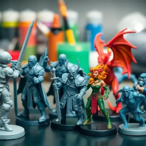 Figurki do malowania z gier