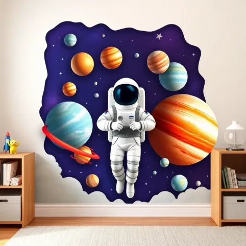 Naklejki na ścianę 3D dla chłopca