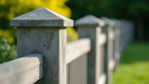 wykończenie słupów betonowych