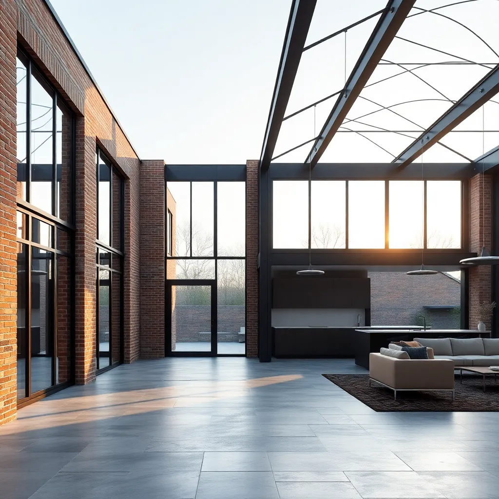 Dom W Stylu Industrialnym Projekt