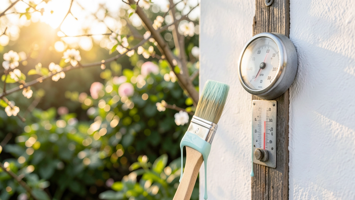 Kiedy malować sezon, temperatura i wilgotność