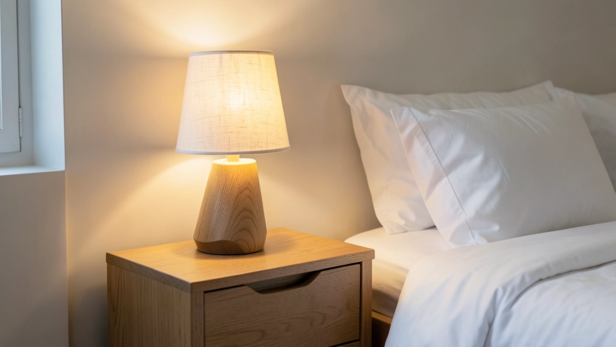 Lampa w stylu skandynawskim do sypialni