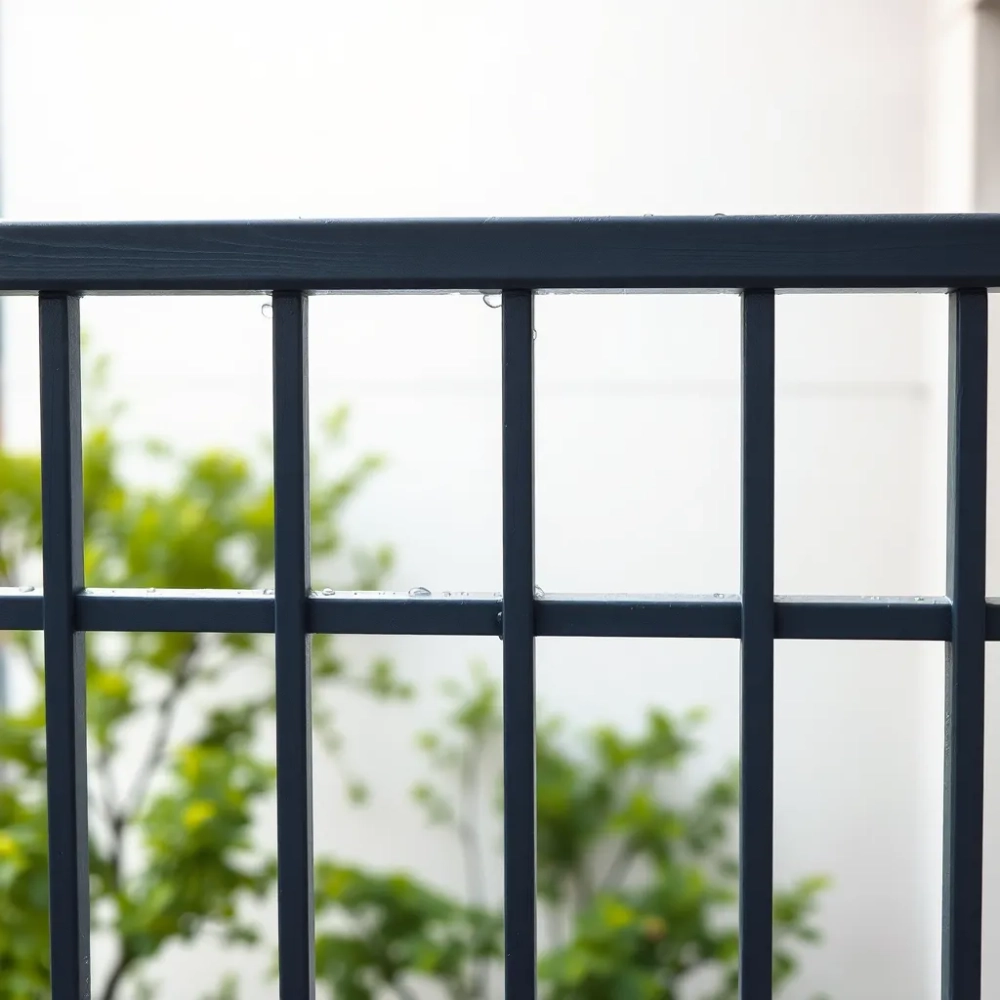 Malowanie balustrady balkonu w bloku