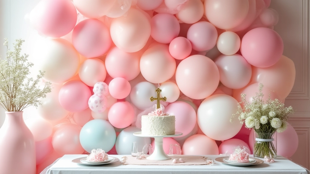 Ścianka balonowa na komunię cena