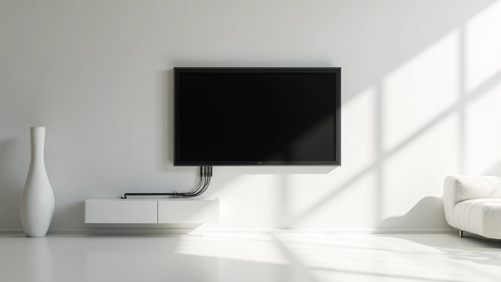 telewizor na ścianie  jak ukryć kable