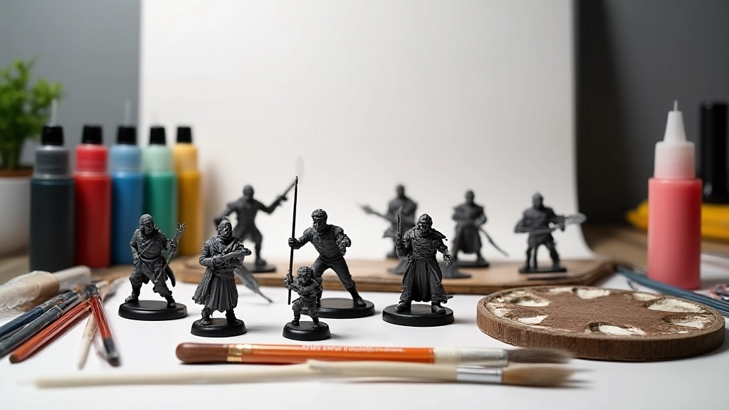Zestaw startowy do malowania figurek